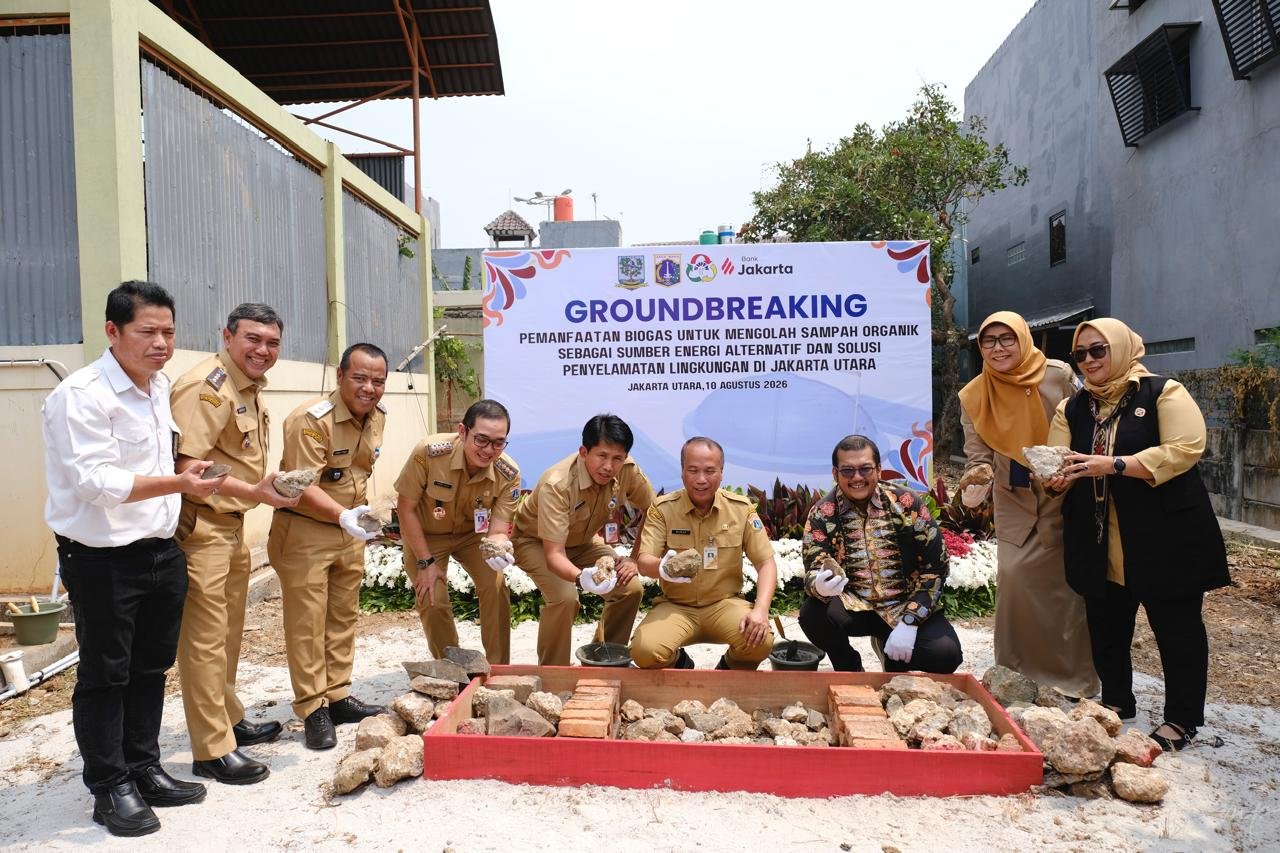 Bank Jakarta Groundbreaking Biodigester di Rusunawa Rorotan