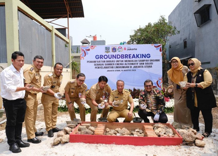 Bank Jakarta Groundbreaking Biodigester di Rusunawa Rorotan