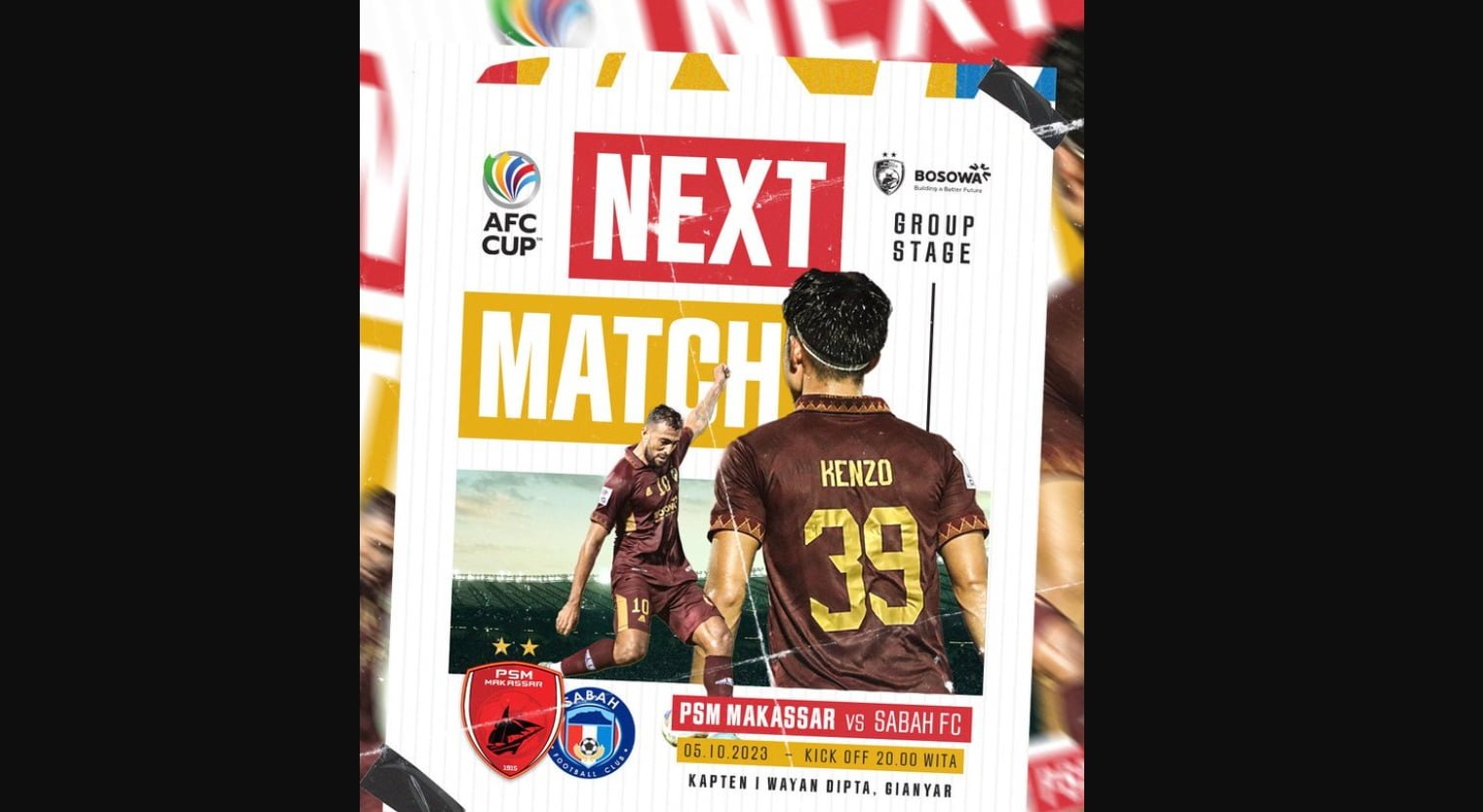 Link Live Streaming PSM Makassar Vs Sabah FC, AFC Cup 2023/2024